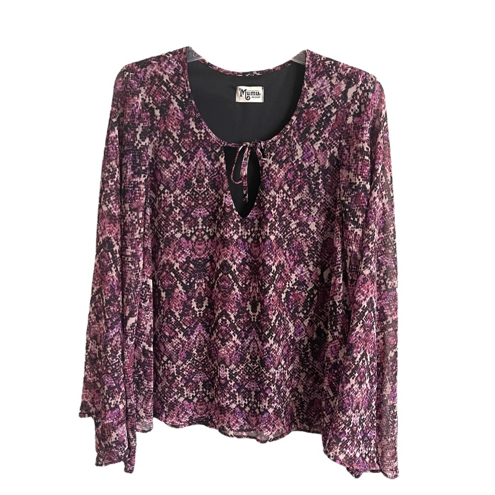 Show Me Your Mumu Bardot Tassel Top Sz M